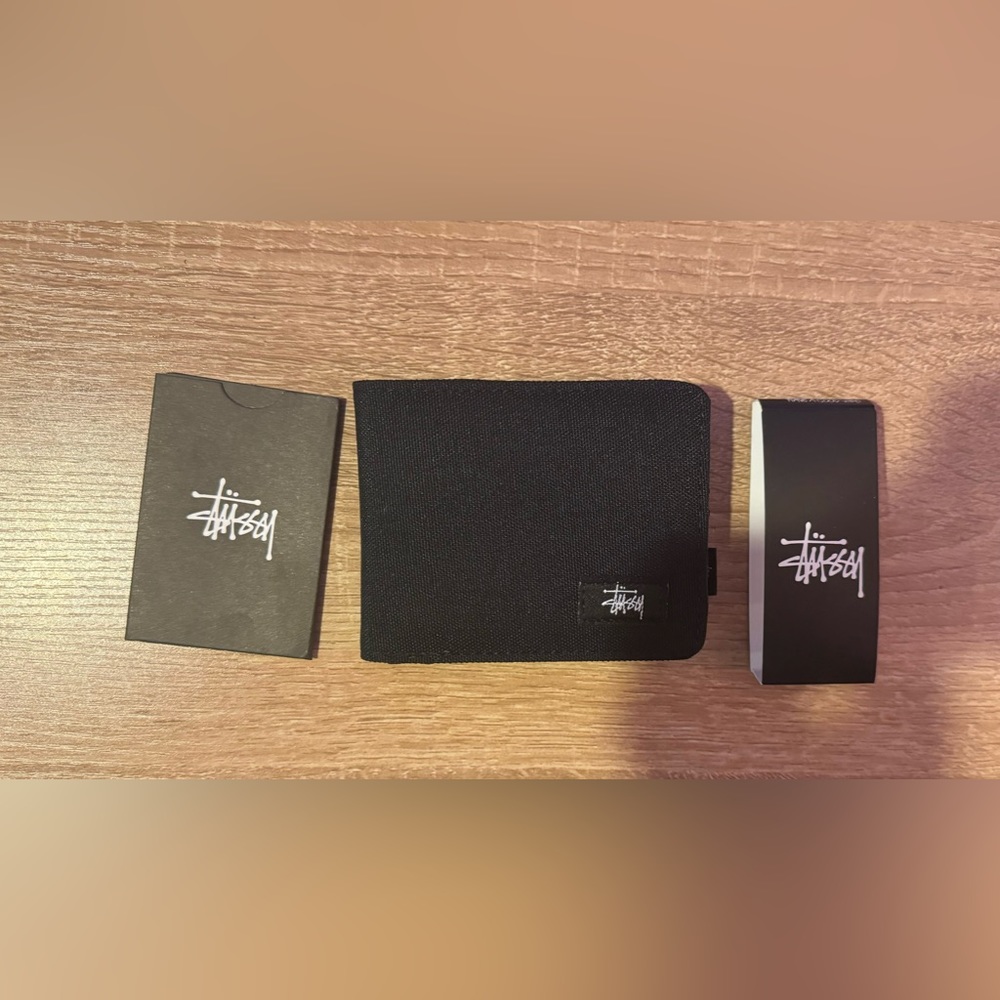 Black Stussy Wallet